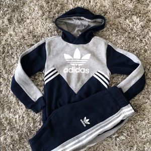 Adidas Kids Sweatsuit Hoodie 2 Pc Outfit